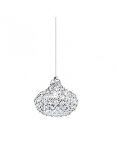 COLGANTE DE TECHO CROMO - CRISTAL