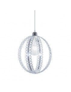 COLGANTE DE TECHO CROMO - CRISTAL