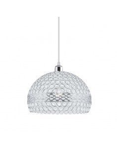 COLGANTE DE TECHO CROMO - CRISTAL