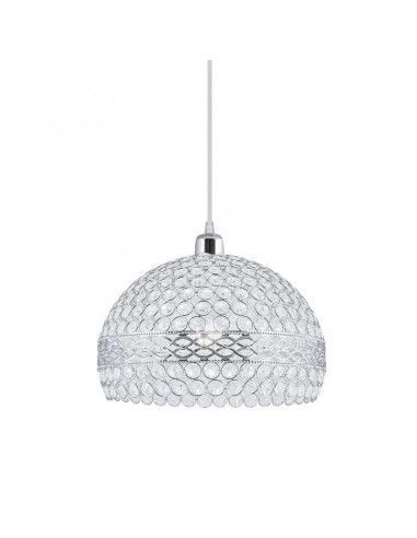 COLGANTE DE TECHO CROMO - CRISTAL