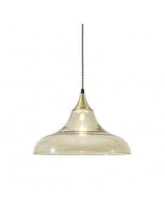 COLGANTE DE TECHO CRISTAL AMBAR