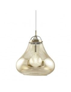 COLGANTE DE TECHO CRISTAL AMBAR