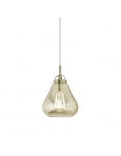 COLGANTE DE TECHO CRISTAL AMBAR