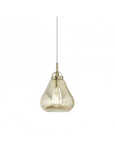 COLGANTE DE TECHO CRISTAL AMBAR