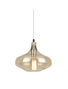 COLGANTE DE TECHO CRISTAL AMBAR
