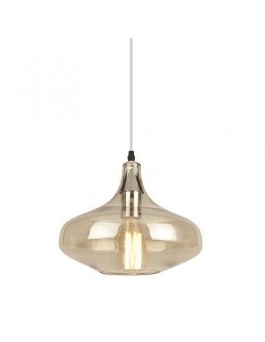 COLGANTE DE TECHO CRISTAL AMBAR