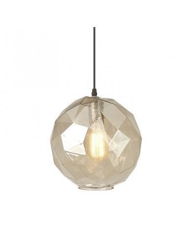 COLGANTE DE TECHO CRISTAL AMBAR
