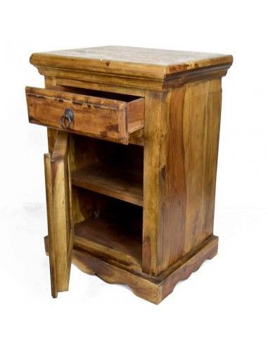 MESA RUSTICA PUERTA Y CAJON