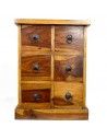 MESA RUSTICA CON CAJONES