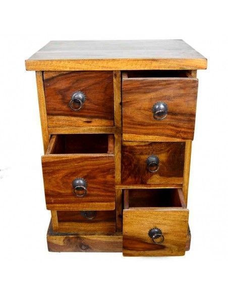 MESA RUSTICA CON CAJONES