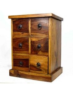 MESA RUSTICA CON CAJONES 2
