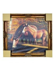 CUADRO CLASICO DE CABALLOS