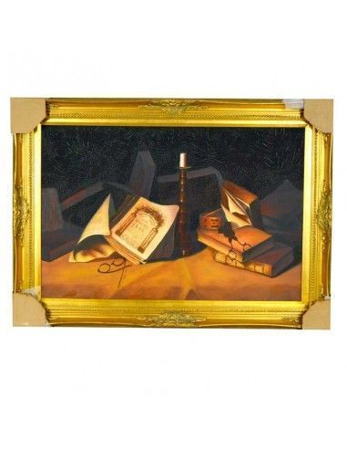 CUADRO BODEGON DE LIBROS