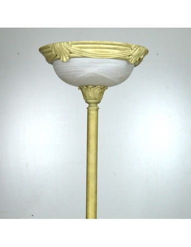 LAMPARA DE PIE BLANCO ROTO