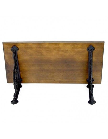 REPISA MADERA CON FORJA 90CM