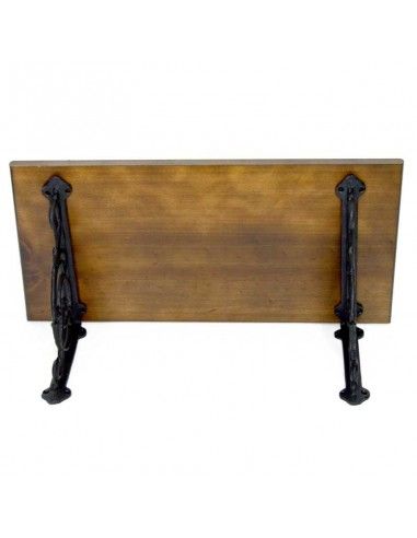 REPISA MADERA CON FORJA 70CM