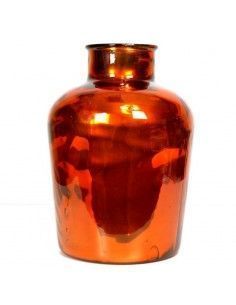 JARRON NARANJA DE CRISTAL