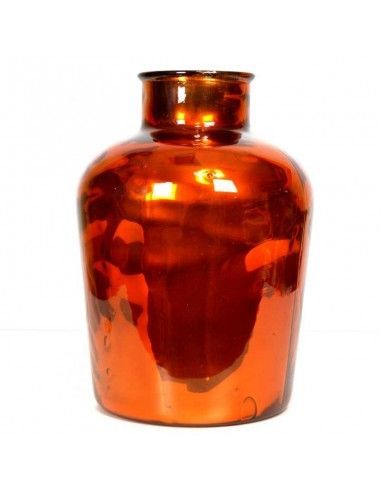 JARRON NARANJA DE CRISTAL
