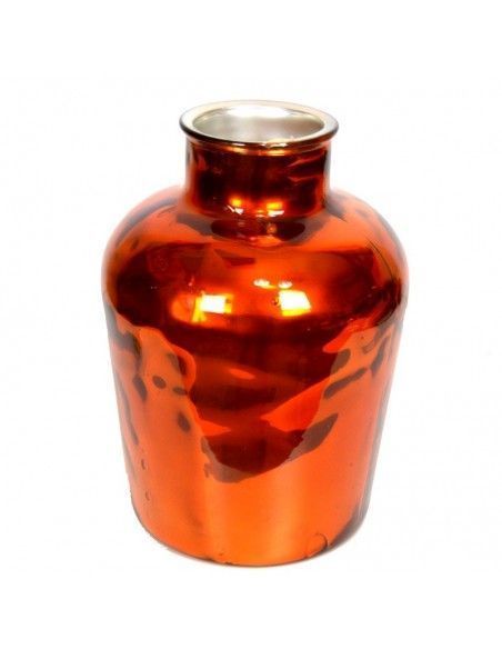 JARRON NARANJA DE CRISTAL