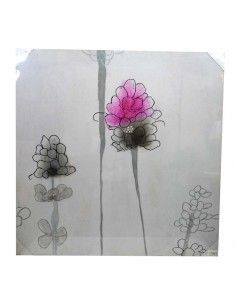 CUADRO PINTURA AL OLEO DE FLORES