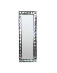 ESPEJO VESTIDOR PLATA ACOLCHADO