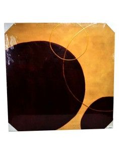 CUADRO PINTURA AL OLEO CON CIRCULOS