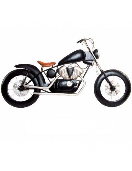 DECORATIVO PARED MOTO NEGRO