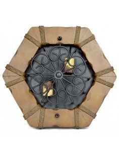 PLAFON DE TECHO RUSTICO HEXAGONAL