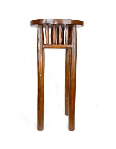 MESA Y DOS TABURETE MADERA DE TEKA
