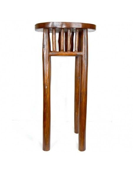MESA Y DOS TABURETE MADERA DE TEKA