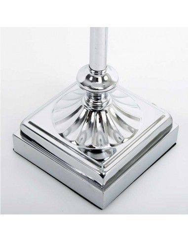 LAMPARA DE SOBREMESA CROMO CON PANTALLA