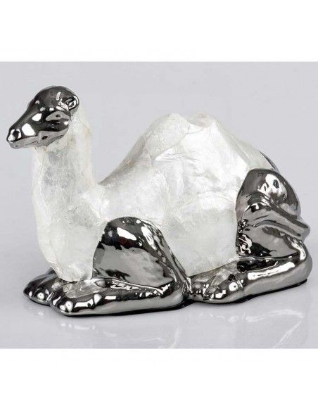 CAMELLO DE CERAMICA CAPIZ BLANCO