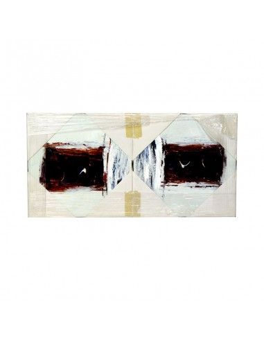 SET 2 CUADROS MODERNOS CON DIBUJO ABSTRACTO