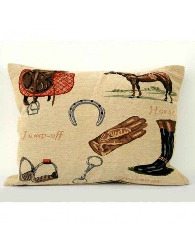 COJIN BEIGE DE CABALLO