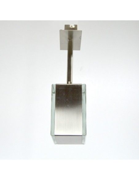 COLGANTE EN ACERO CON VIDRIO