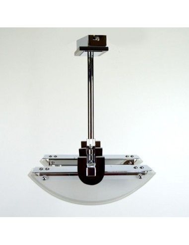 COLGANTE EN ACERO CON VIDRIO