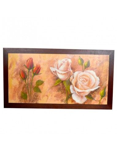 CUADRO CLASICO DE ROSAS APAISADO