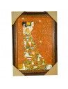 CUADRO CON PINTURA  AL OLEO MUJER KLIMT
