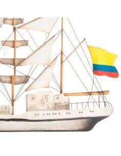 DECORATIVO PARED METAL BARCO DE VELA 2