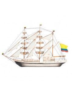 DECORATIVO PARED METAL BARCO DE VELA