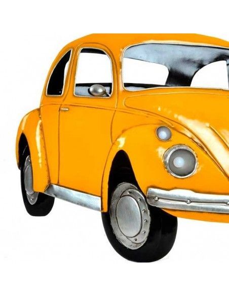 COCHE CLASICO DE METAL ROJO
