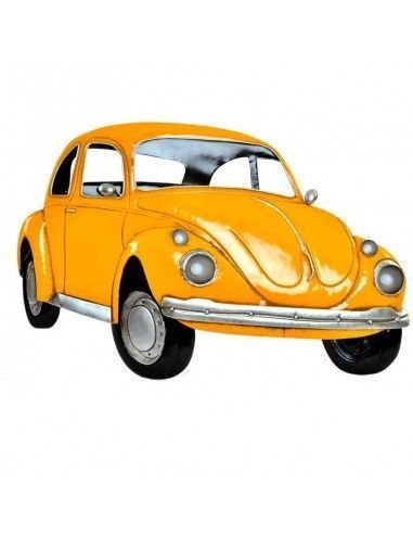 COCHE CLASICO DE METAL ROJO