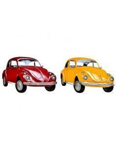COCHE CLASICO DE METAL ROJO