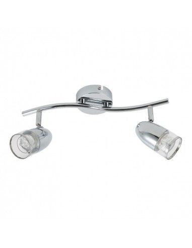 APLIQUE FOCOS LED 2 LUCES PERLAS