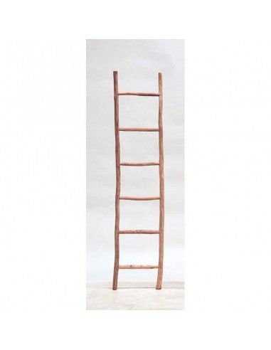 ESCALERA PERCHERO TOALLERO MADERA TECA