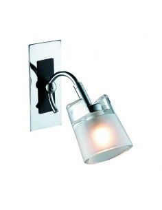 APLIQUE FOCO 1 LUCES CRISTAL SATINADO