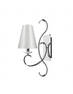 APLIQUE DE PARED DE INTERIOR CROMO TULIPA CREMA NOAH