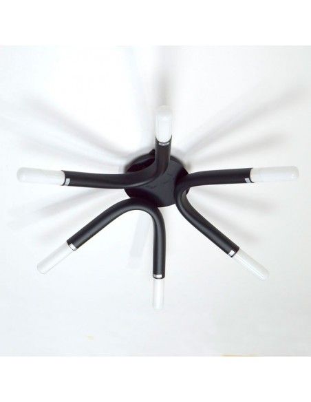 PLAFON DE TECHO DE SEIS ALUMINIO NEGRO