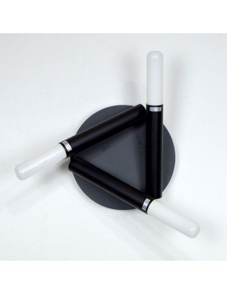 PLAFON DE TECHO DE ALUMINIO NEGRO DE TRES