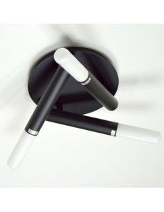 PLAFON DE TECHO DE ALUMINIO NEGRO DE TRES 2